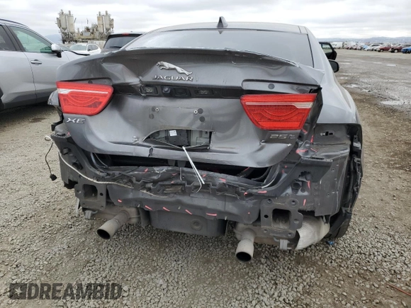 2017 Jaguar XE 25t Prestige with VIN SAJAE4BG1HA964976, listed as a Copart auction lot 86403944 with 91,476 mi miles and Salvage Title. Bid and sale history available at carsss.com. Image 6.