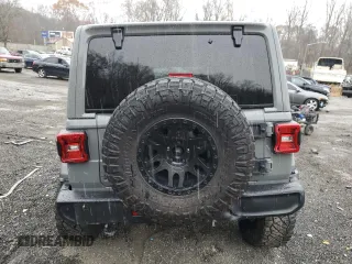 2021 Jeep Wrangler Unlimited Sahara High Altitude z VIN 1C4HJXEN6MW751197, wystawiony jako Copart lot #81239954 z przebiegiem 57 603 mil mil oraz Szkoda całkowita • Salvage title. Historia ofert i sprzedaży dostępna na DreamBid. Obrazek 6.