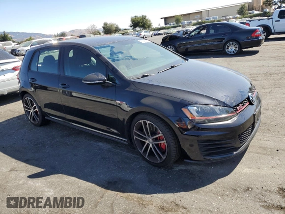 2017 Volkswagen Golf GTI S with VIN 3VW447AUXHM021086, listed as a Copart auction lot 73241644 with 72,667 mi miles and Salvage Title. Bid and sale history available at carsss.com. Image 4.