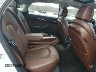2014 Audi A8 3.0T z VIN WAURGAFD3EN003758, wystawiony jako Copart lot #47636885 z przebiegiem 166 990 mil mil oraz Szkody całkowita. Historia ofert i sprzedaży dostępna na DreamBid. Obrazek 10.