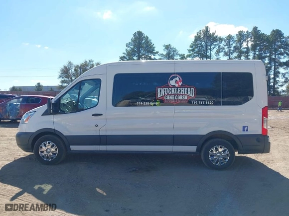 2017 Ford Transit Wagon XL with VIN 1FBAX2CM8HKA37666, listed as a IAAI auction lot 40636497 with 164,713 mi miles. Bid and sale history available at carsss.com. Image 14.