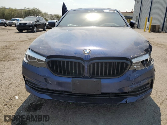 2020 BMW 5 Series 530e with VIN WBAJA9C01LCE55217, listed as a Copart auction lot 71109834 with Not Provided miles and Salvage Title. Bid and sale history available at DreamBid. Image 5.