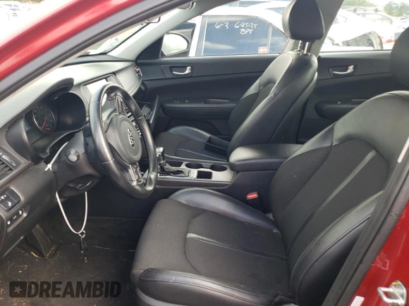 2018 Kia Optima LX with VIN 5XXGT4L34JG233981, listed as a Copart auction lot 62934255 with 105,642 mi miles and Salvage title. Bid and sale history available at DreamBid. Image 7.