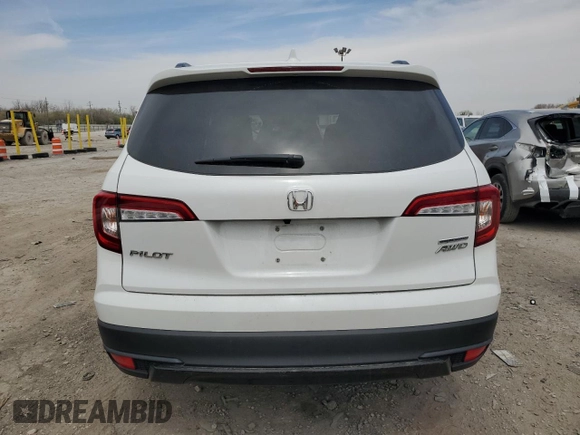 2022 Honda Pilot Special Edition with VIN 5FNYF6H22NB067279, listed as a Copart auction lot 53303305 with 36,386 mi miles and Salvage Title. Bid and sale history available at carsss.com. Image 6.