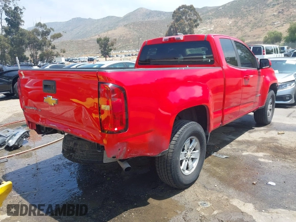 2019 Chevrolet Colorado 2WD Work Truck with VIN 1GCHSBEN3K1100815, listed as a IAAI auction lot 42127659 with Not Provided miles and . Bid and sale history available at DreamBid. Image 4.