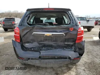 2016 Chevrolet Equinox LS with VIN 2GNFLEEK7G6220334, listed as a Copart auction lot 48279755 with 128,608 mi miles and Salvage Title. Bid and sale history available at carsss.com. Image 6.