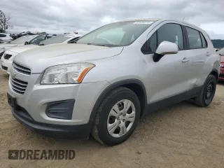 2016 Chevrolet Trax LS with VIN KL7CJKSB7GB650427, listed as a Copart auction lot 52635515 with 55,098 mi miles and Salvage Title. Bid and sale history available at carsss.com. Image 1.