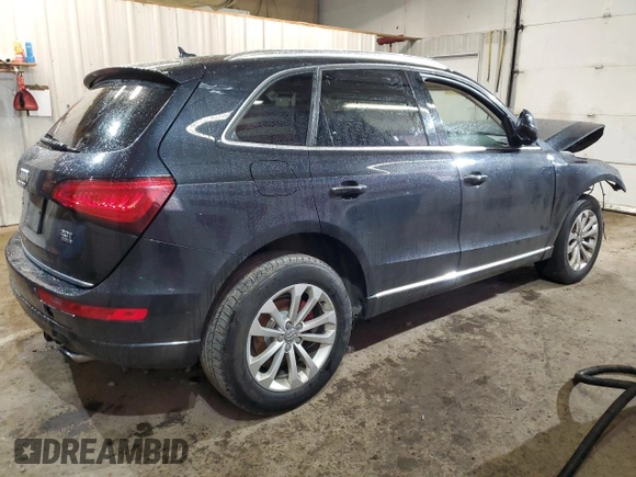 2015 Audi Q5 Premium with VIN WA1CFAFP2FA104315, listed as a Copart auction lot 51777475 with Not provided miles and Salvage title. Bid and sale history available at DreamBid. Image 3.