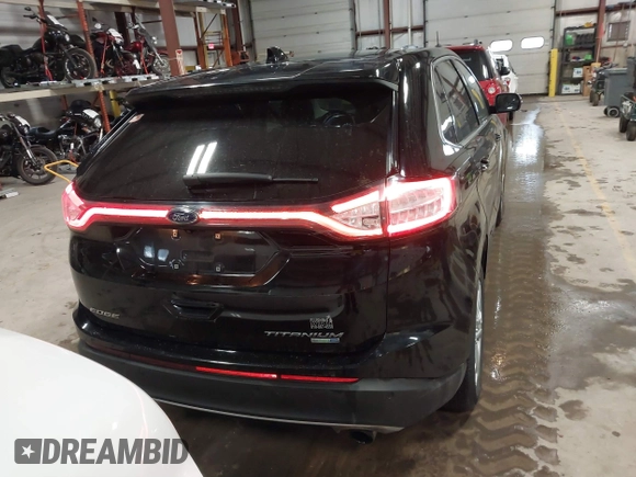 2017 Ford Edge Titanium with VIN 2FMPK4K93HBB80222, listed as a IAAI auction lot 41468774 with 166,500 mi miles. Bid and sale history available at carsss.com. Image 16.
