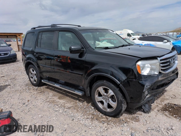2013 Honda Pilot EX-L with VIN 5FNYF4H50DB012682, listed as a Copart auction lot 54604635 with 192,263 mi miles and Salvage Title. Bid and sale history available at DreamBid. Image 4.