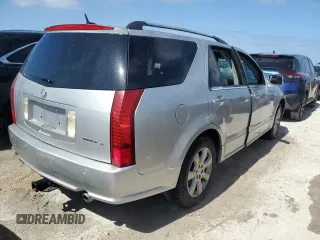2007 Cadillac SRX with VIN 1GYEE63A270126704, listed as a Copart auction lot 76955114 with 142,364 mi miles and Salvage Title. Bid and sale history available at carsss.com. Image 3.