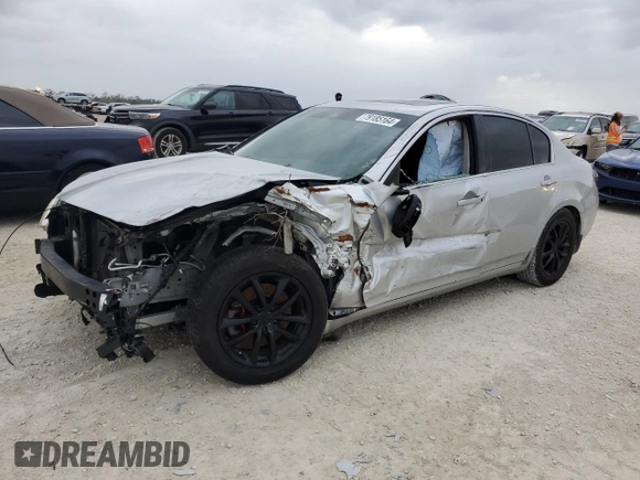 2008 Infiniti G35 with VIN JNKBV61E58M221703, listed as a Copart auction lot 79185164 with Not Provided miles and Non Repairable. Bid and sale history available at DreamBid. Image 1.