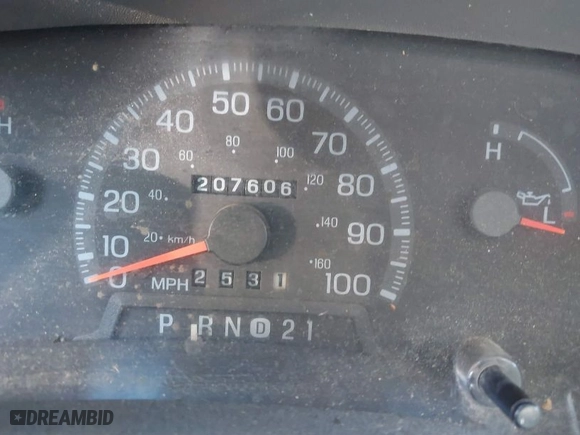 1998 Ford F-150 Standard with VIN 1FTZF176XWNA77055, listed as a IAAI auction lot 41891383 with 207,606 mi miles. Bid and sale history available at carsss.com. Image 7.