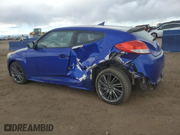 2013 Hyundai Veloster RE:MIX with VIN KMHTC6AD2DU160478, listed as a Copart auction lot 49934565 with 120,700 mi miles and Salvage Title. Bid and sale history available at carsss.com. Image 2.
