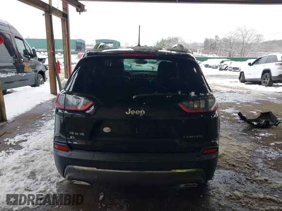 2019 Jeep Cherokee Limited with VIN 1C4PJMDX9KD471764, listed as a IAAI auction lot 41556755 with 45,000 mi miles and . Bid and sale history available at carsss.com. Image 16.