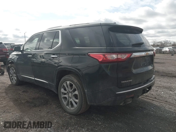 2018 Chevrolet Traverse Premier with VIN 1GNERKKW1JJ254019, listed as a IAAI auction lot 41917895 with 153,258 mi miles. Bid and sale history available at carsss.com. Image 3.