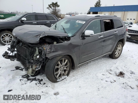 2015 Jeep Grand Cherokee Summit with VIN 1C4RJFJT6FC806660, listed as a Copart auction lot 88279395 with 173,735 mi miles and Salvage Title. Bid and sale history available at carsss.com. Image 1.