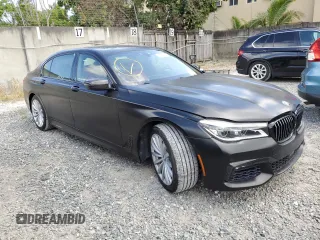 2017 BMW 7 Series with VIN WBA7F2C30HG423403, listed as a Copart auction lot 74029333 with 51,212 mi miles and . Bid and sale history available at DreamBid. Image 4.