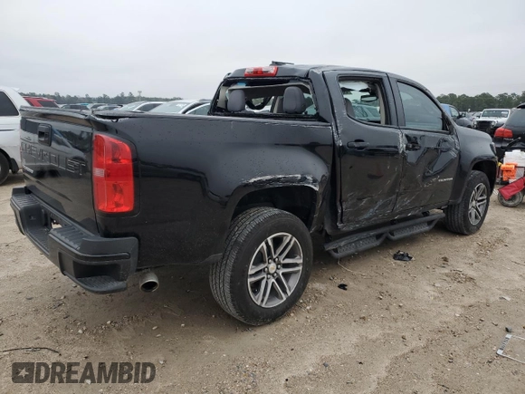 2022 Chevrolet Colorado 2WD Work Truck with VIN 1GCGSBEA3N1305726, listed as a Copart auction lot 45886235 with 31,105 mi miles and Clean title. Bid and sale history available at DreamBid. Image 3.