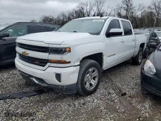 2018 Chevrolet Silverado 1500 LT with VIN 3GCUKREC6JG393695, listed as a Copart auction lot 89266745 with 218,828 mi miles and Clean Title. Bid and sale history available at carsss.com. Image 1.