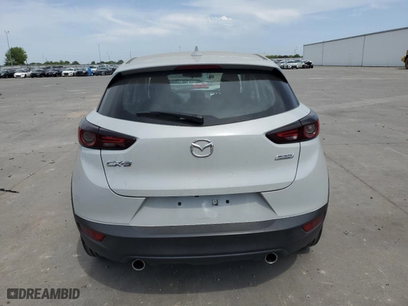 2020 Mazda CX-3 Sport with VIN JM1DKDB74L1474321, listed as a Copart auction lot 53352295 with 30,491 mi miles and Salvage Title. Bid and sale history available at carsss.com. Image 6.