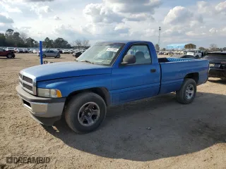 1998 Dodge Ram 1500 with VIN 3B7HC16Y2WM249256, listed as a Copart auction lot 47277555 with 164,352 mi miles and Salvage Title. Bid and sale history available at carsss.com. Image 1.