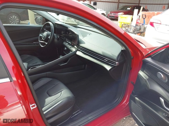 2023 Hyundai Elantra Hybrid Limited with VIN KMHLN4AJ8PU050513, listed as a IAAI auction lot 41234807 with 17,464 mi miles. Bid and sale history available at carsss.com. Image 5.