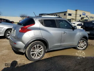 2012 Nissan Juke SV with VIN JN8AF5MR0CT109476, listed as a Copart auction lot 82809634 with 70,211 mi miles and Salvage Title. Bid and sale history available at carsss.com. Image 3.