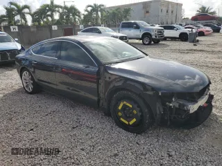 2015 Audi A7 3.0 Premium Plus with VIN WAUWGAFC7FN002995, listed as a Copart auction lot 78819484 with 70,639 mi miles and Salvage Title. Bid and sale history available at carsss.com. Image 4.