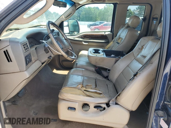 2004 Ford F-250 XL with VIN 1FTNX20L34ED90771, listed as a Copart auction lot 54047935 with 353,728 mi miles and Salvage title. Bid and sale history available at DreamBid. Image 7.
