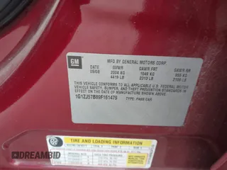 2009 Chevrolet Malibu 2LT with VIN 1G1ZJ57B89F161479, listed as a IAAI auction lot 42133198 with 270,200 mi miles and . Bid and sale history available at DreamBid. Image 9.