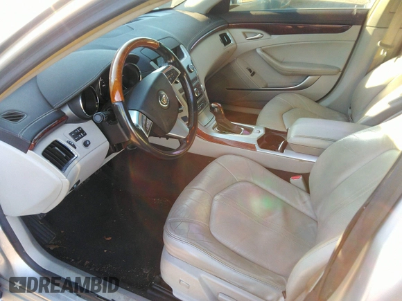 2009 Cadillac CTS AWD w/1SA with VIN 1G6DG577990113457, listed as a IAAI auction lot 38002705 with 101,298 mi miles. Bid and sale history available at carsss.com. Image 5.