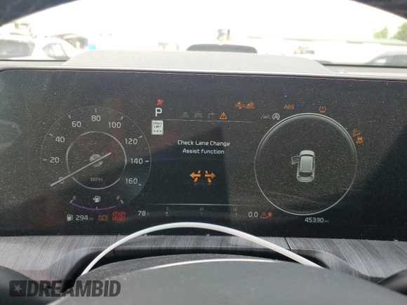 2023 Kia Telluride SX with VIN 5XYP5DGC2PG350290, listed as a Copart auction lot 55457495 with 45,330 mi miles and Salvage title. Bid and sale history available at DreamBid. Image 9.