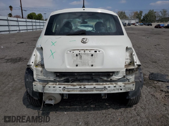 2016 FIAT 500 Pop with VIN 3C3CFFAR1GT164161, listed as a Copart auction lot 51010125 with 30,299 mi miles and Salvage Title. Bid and sale history available at carsss.com. Image 6.
