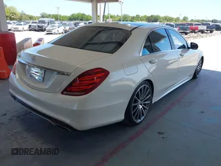2015 Mercedes-Benz S 550 with VIN WDDUG8CB6FA102310, listed as a IAAI auction lot 42157319 with 94,517 mi miles and . Bid and sale history available at carsss.com. Image 4.
