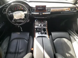 2015 Audi A8 3.0T with VIN WAU3GAFD3FN027632, listed as a Copart auction lot 49260355 with 97,076 mi miles and Salvage Title. Bid and sale history available at DreamBid. Image 8.