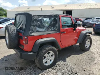 2012 Jeep Wrangler Sport with VIN 1C4AJWAG9CL212222, listed as a Copart auction lot 61919275 with 183,729 mi miles and Clean title. Bid and sale history available at DreamBid. Image 3.