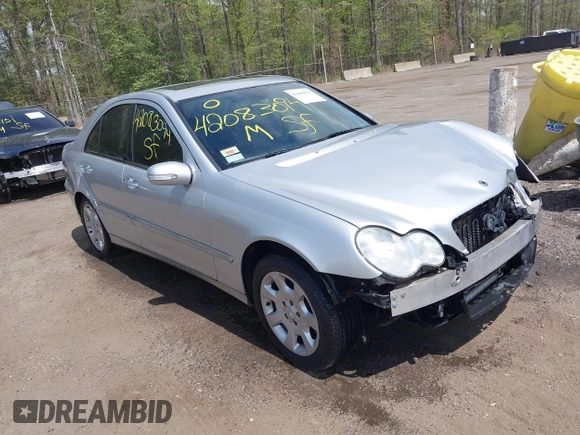 2005 Mercedes-Benz C 240 with VIN WDBRF81J75F707949, listed as a IAAI auction lot 42083094 with 108,730 mi miles and . Bid and sale history available at DreamBid. Image 1.
