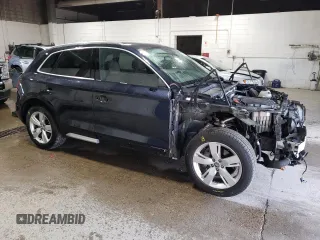2018 Audi Q5 Premium Plus with VIN WA1BNAFY6J2064914, listed as a Copart auction lot 53778665 with 92,301 mi miles and Salvage Title. Bid and sale history available at carsss.com. Image 4.