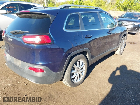 2016 Jeep Cherokee Limited z VIN 1C4PJMDB6GW199173, wystawiony jako IAAI lot #42336095 z przebiegiem 104 836 mil mil oraz . Historia ofert i sprzedaży dostępna na DreamBid. Obrazek 4.