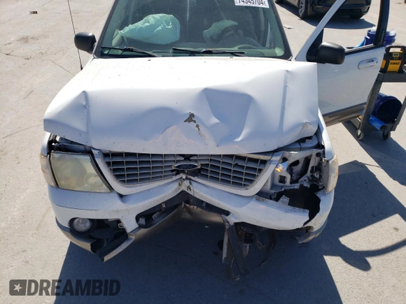 2004 Ford Explorer Eddie Bauer with VIN 1FMDU74K24ZB34175, listed as a Copart auction lot 74345704 with Not provided miles and Salvage title. Bid and sale history available at DreamBid. Image 12.