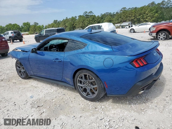 2024 Ford Mustang EcoBoost with VIN 1FA6P8TH7R5112306, listed as a Copart auction lot 58151055 with 4,467 mi miles and Salvage title. Bid and sale history available at DreamBid. Image 2.