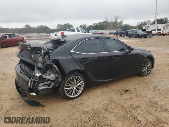2017 Lexus IS 200t with VIN JTHBA1D21H5060292, listed as a Copart auction lot 83336214 with 87,865 mi miles and Salvage Title. Bid and sale history available at DreamBid. Image 3.