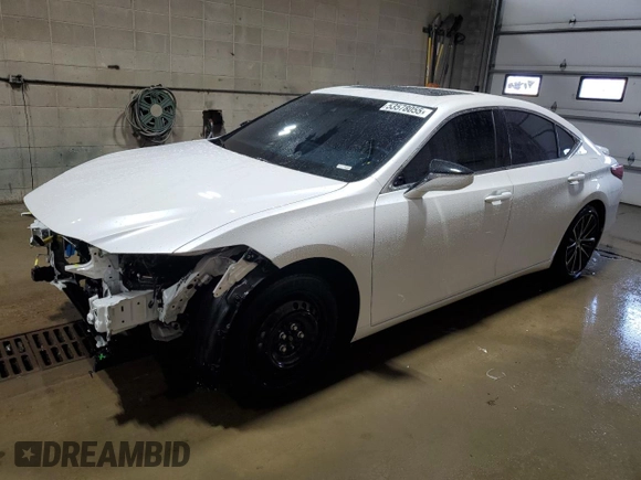 2024 Lexus ES with VIN 58ADA1C16RU042191, listed as a Copart auction lot 53578055 with 36,586 mi miles and Salvage Title. Bid and sale history available at carsss.com. Image 1.