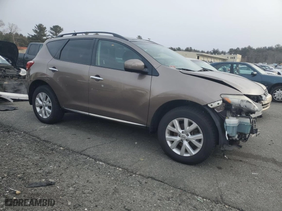 2012 Nissan Murano LE with VIN JN8AZ1MW5CW220240, listed as a Copart auction lot 41689575 with 56,270 mi miles and Salvage Title. Bid and sale history available at carsss.com. Image 4.