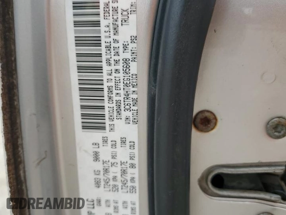 2014 Ram 2500 Tradesman with VIN 3C6TR4HT0EG105608, listed as a Copart auction lot 71721474 with 236,972 mi miles and Salvage title. Bid and sale history available at DreamBid. Image 14.