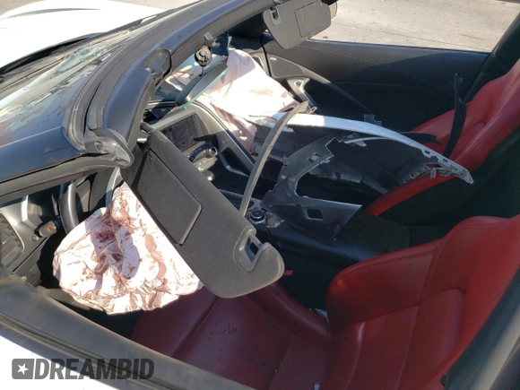 2019 Chevrolet Corvette Grand Sport 1LT with VIN 1G1YW2D74K5113002, listed as a Copart auction lot 75448024 with Not provided miles and Salvage title. Bid and sale history available at DreamBid. Image 7.