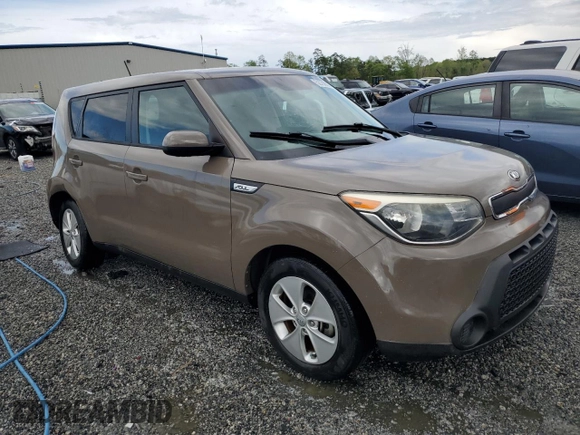 2015 Kia Soul with VIN KNDJN2A21F7191185, listed as a Copart auction lot 52756095 with 52,163 mi miles and Salvage Title. Bid and sale history available at DreamBid. Image 4.