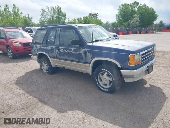 1991 Ford Explorer z VIN 1FMCU24X0MUA91155, wystawiony jako IAAI lot #42314856 z przebiegiem 75 836 mil mil oraz . Historia ofert i sprzedaży dostępna na DreamBid. Obrazek 1.