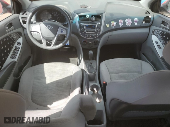 2017 Hyundai Accent SE with VIN KMHCT4AE9HU278532, listed as a Copart auction lot 52634295 with 112,009 mi miles and Salvage Title. Bid and sale history available at carsss.com. Image 8.